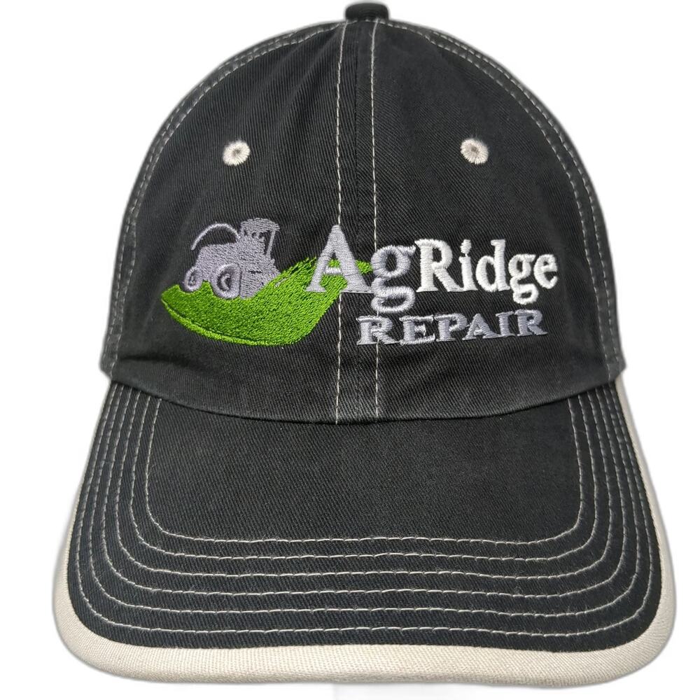 Port Authority Baseball Cap Black One Size AgRidge Repair Tractor Contrast Hat